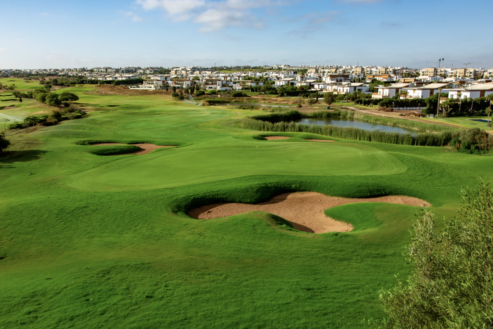 Casa Green Golf Club at Green Town near Bouskoura Forest, Casablanca — championship layout designed by Jeremy Pern